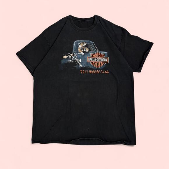 Harley-Davidson Other - Harley Davidson graphic t-shirt “Dogs Understand” tee #bikerstyle XXL